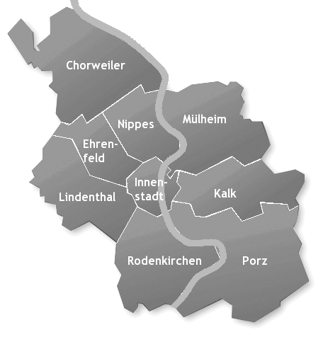 Karte Köln
